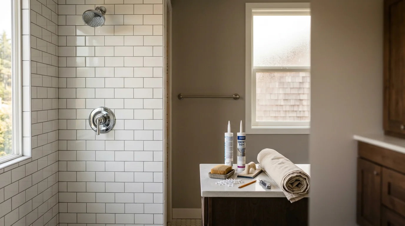 Bathroom remodeling with tile and fixtures in Coos Bay