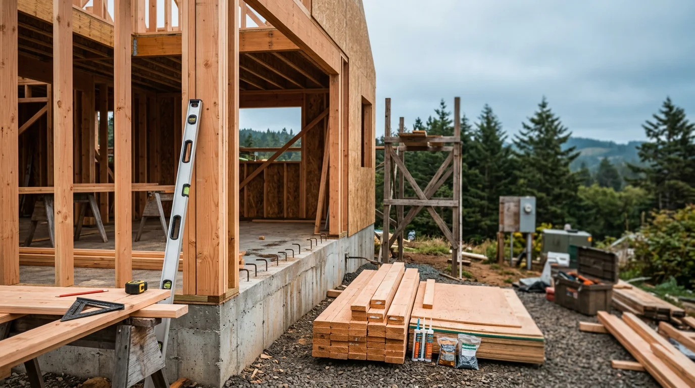 Custom home construction and remodeling work in Coos Bay